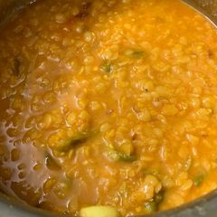 A picture of Chilli Dal Curry Kerala Style.