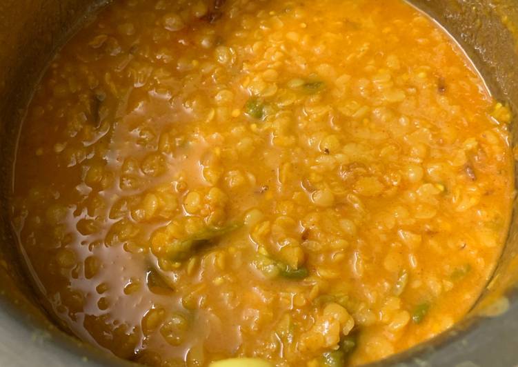 Easy Meal Ideas of Chilli Dal Curry Kerala Style