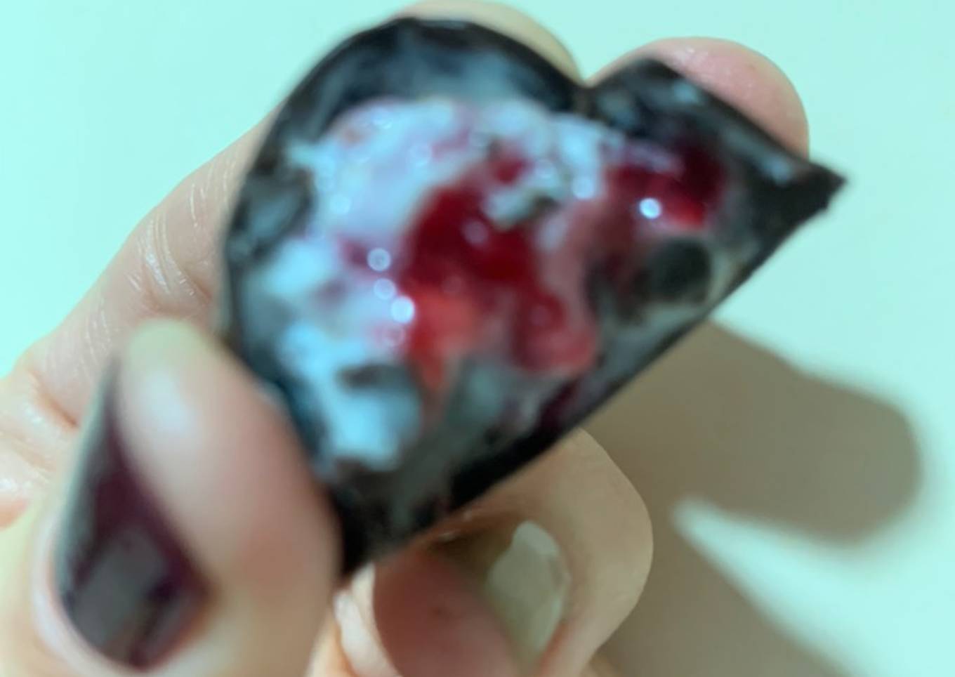 Bombones de frambuesa saludables