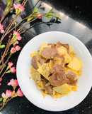 Bò lát chay xào khoai tây