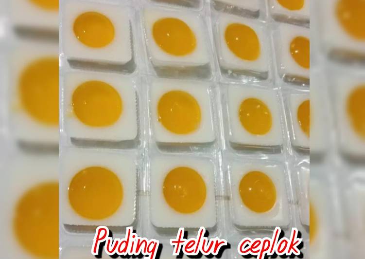Puding telur ceplok