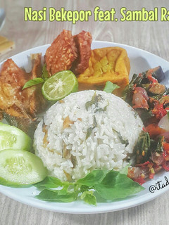 Foto resep Nasi Bekepor feat. Sambal Raja Kutai