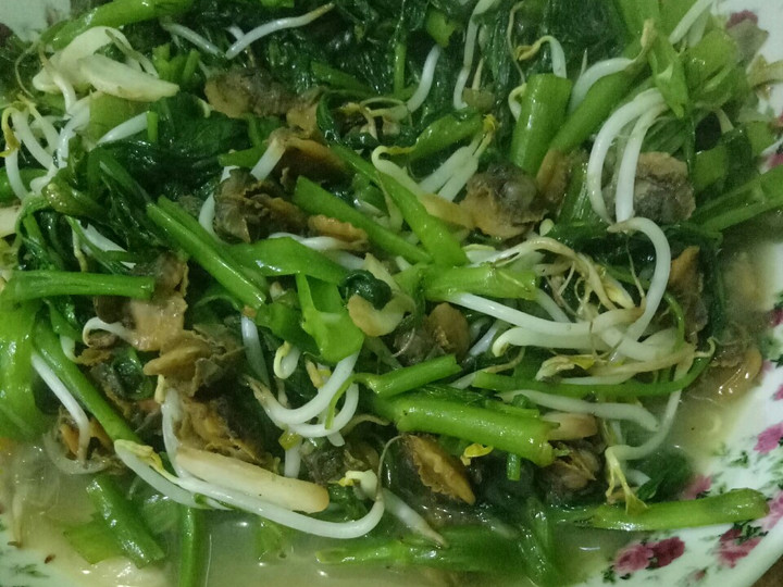 Resep Tumis kangkung tudai toge Anti Gagal