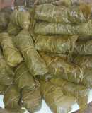 Dolmas o hoja de parra rellena