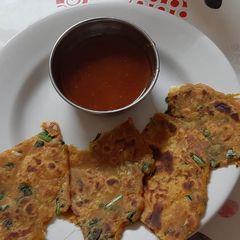 A picture of Mooli ka Paratha.
