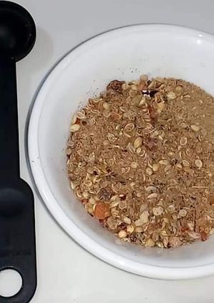 A picture of Peshawari chapli kabab masala (Homemade).