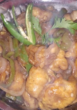 मशरुम चिल्ली (Mushroom chilli recipe in Hindi) रेसिपी मुख्य फोटो