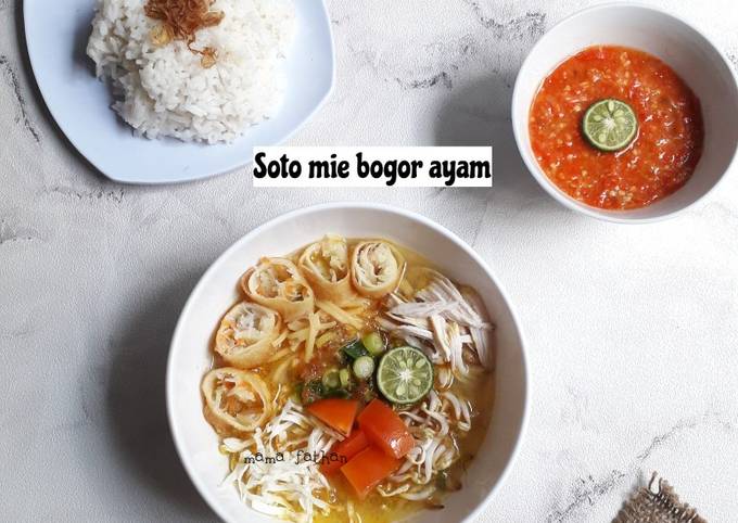 Soto mie bogor ayam