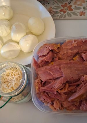 Egyszerű főtt füstölt pulykacomb🐇🐣🐇🐣🐇 recept 🐇🐣 recept fotója