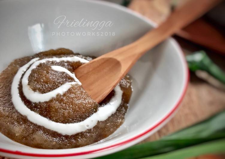 Bubur sagu rangi/sagu Ambon