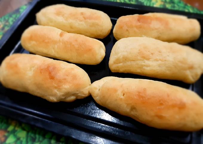 Resep Naked Bun Roti Polos Gembul Oleh Tehitaa Cookpad