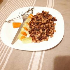 A picture of Fried Githeri.