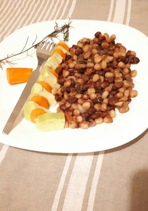 A picture of Fried Githeri.