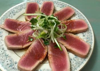 Easiest Way to Make Tasty Tuna Tatake for 2