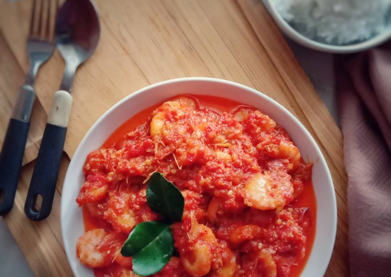 Balado Udang Ala Aqeesha's Kitchen