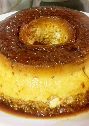 Una foto de Flan de Coco Light