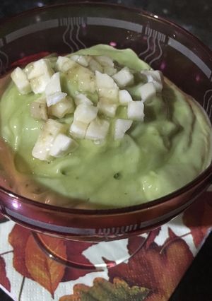 عکسی از دستور دسر آوکادو