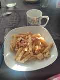Penne carbonara