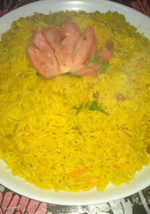 صورة لوصفة ارز بسمتي(الكبسه) من الاخر