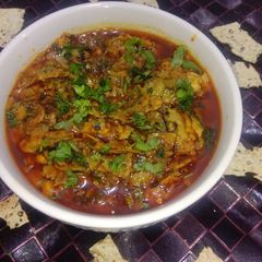 A picture of Roasted papad curry.