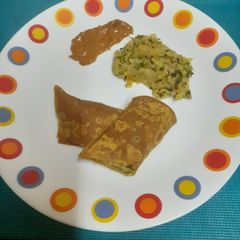 A picture of Tandoori Mayo Thepla Wraps With Aloo Stuffing -- A Meal By Itself & A Trending Recipe.