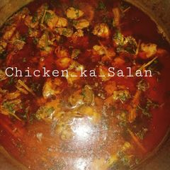 A picture of Chicken ka salan.