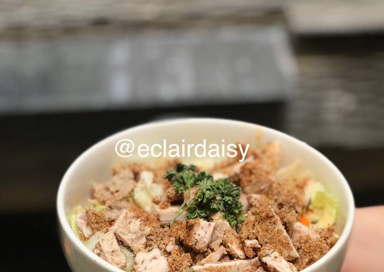 Resep Crispy Chicken Salad (Menu Diet Sehat), Lezat