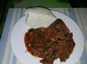 A picture of tilapia fried fish