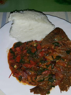 A picture of Wet fried Tilapia Fish.