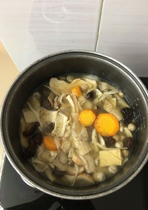 Hình của món Bún gạo chay.