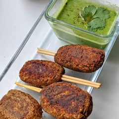 A picture of Crispy Soya chaap.