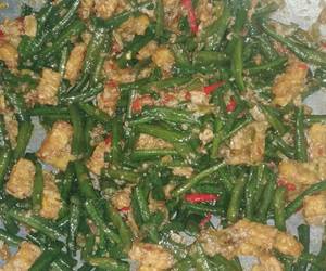 Resep mudah Oseng tempe dan kacang panjang Nikmat Lezat