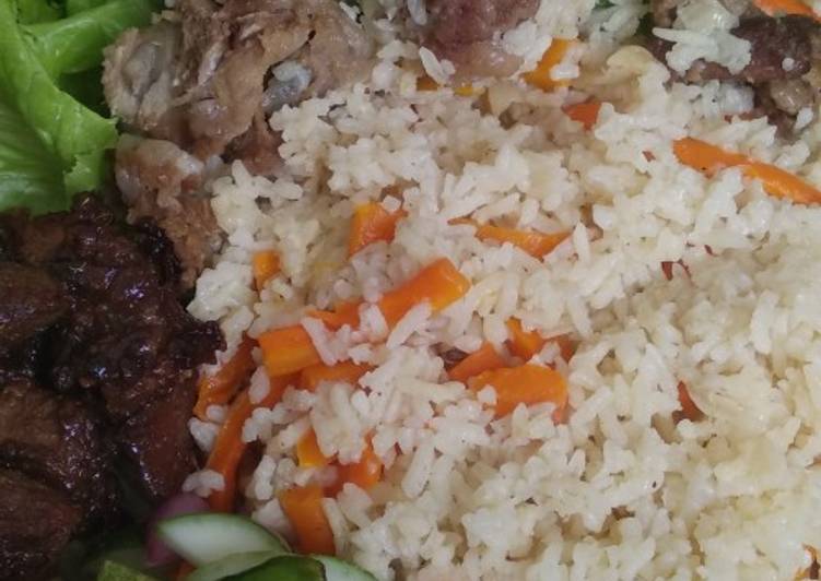 Cara Gampang Menyiapkan Rice Pilaf (Plov) alakadarnya Anti Gagal