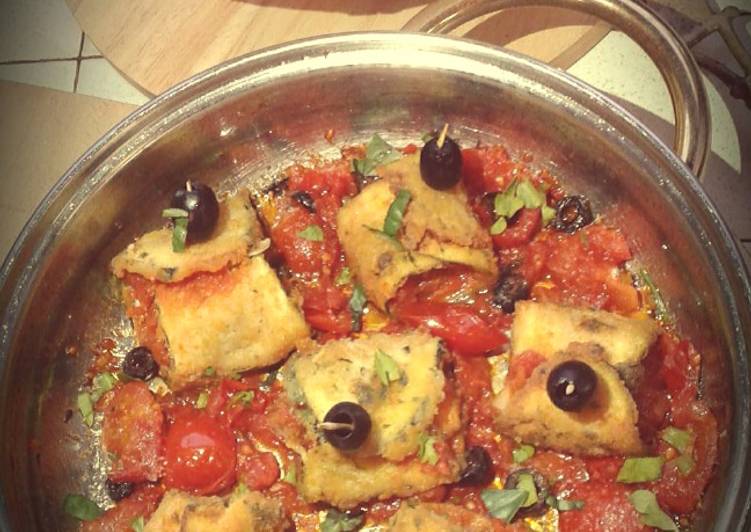 INVOLTINI DI ZUCCHINE alla Mediterranea