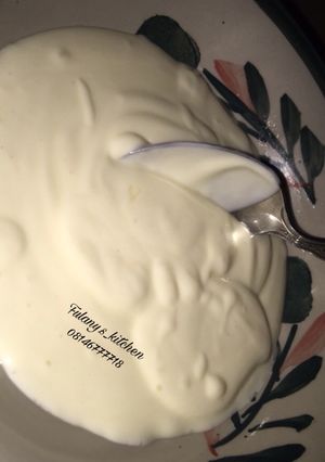 Home made mayonnaise ainihin hoton girkin