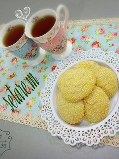 عکسی از دستور کلوچه کنجدی