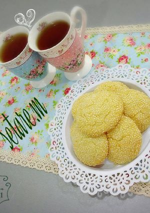 عکسی از دستور کلوچه کنجدی