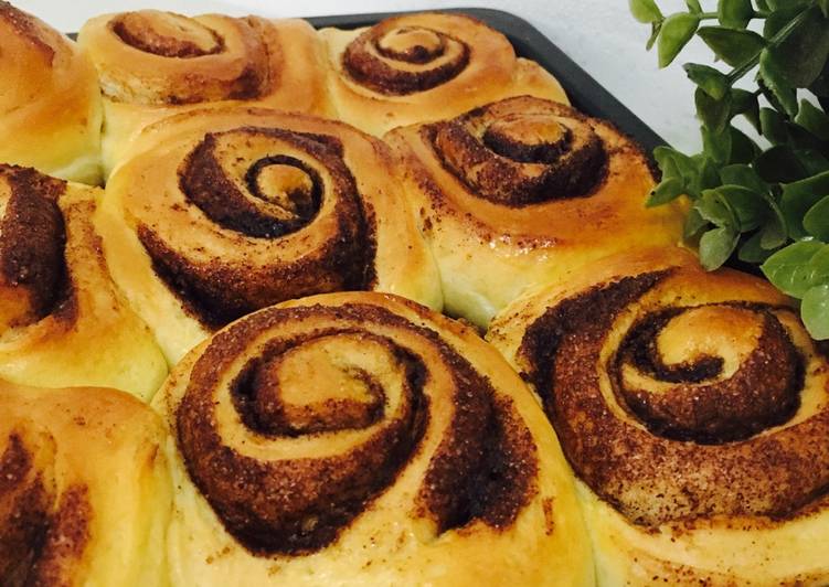 Resep: Roti Cinnamon rolls Untuk Pemula