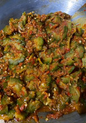 Foto resep Pare teri medan pedas (tidak pahit)
