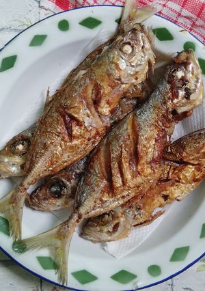 Foto resep (Hanya) ikan kembung goreng