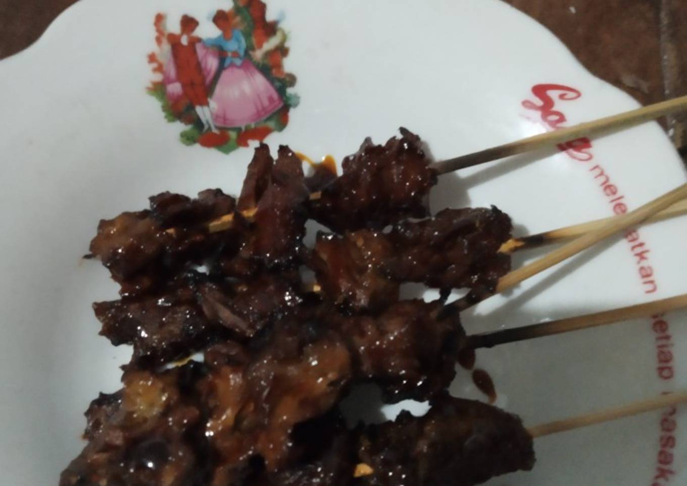 Sate kambing simple
