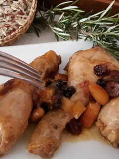 Una foto de Pollo en salsa de mandarina