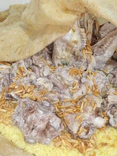 صورة لوصفة منسف اردني بالجميد الكركي