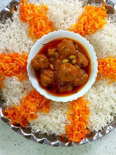 عکسی از دستور 🌸کوفته قیمه ریزه اصفهانی🌸