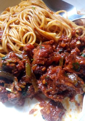 A picture of Beef stew #charityrecipe.