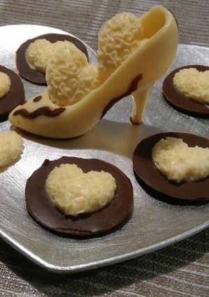 Una foto de Bombones dos chocolates