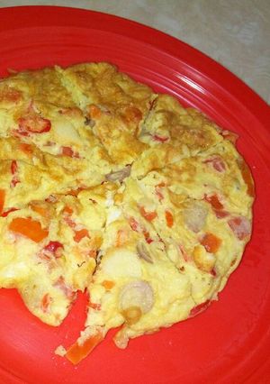 Foto resep Telur dadar isi tomat