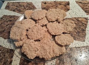Una foto de Galletitas de avena y lima veganas sin azúcar