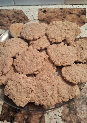 Una foto de Galletitas de avena y lima veganas sin azúcar