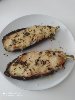 Una foto de Berenjenas rellenas